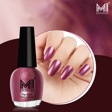 MI Fashion Nail Paint Set for a Glossy Finish That Lasts All Day Long (Shimmer Coffee)