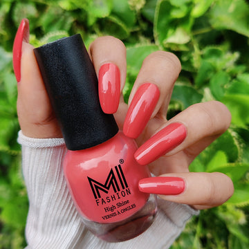 MI Fashion Nail Polish Kit for a Shiny and Stylish Manicure For Every Women (Peach Crush)