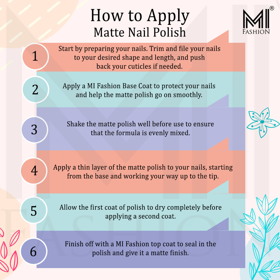 How to apply nail polish