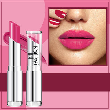 MI Fashion Get Ready to Shine with Our Creamy Matte Lipstick for a Fabulous Look (Rose Pink)