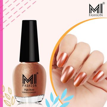 MI Fashion Get the Perfect Glossy Manicure with Our Nail Polish Set (Bronze Magnetic)