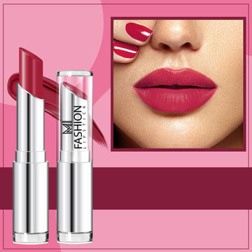 MI Fashion Add a Touch of Glam to Your Lips with Our Creamy Matte Lipstick Shades (Burgundy)