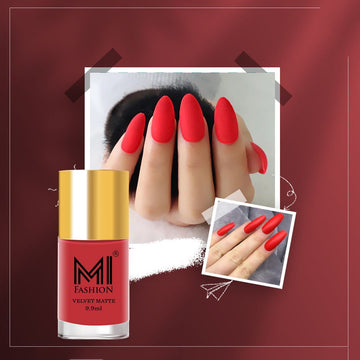 MI Fashion Matte Magic Experience the Magic of Our Long-Lasting Matte Nail Polish (Peach)