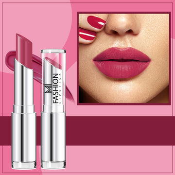 MI Fashion Glam Up Your Lips with Our Creamy Matte Lipstick for a Bold Statement (Purple Peach)