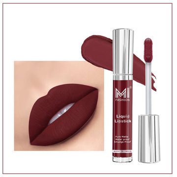 MI Fashion Matte Magic The Perfect Liquid Lipstick for Long-Lasting Wear  Pack of 3.5ML (Coast Brown)