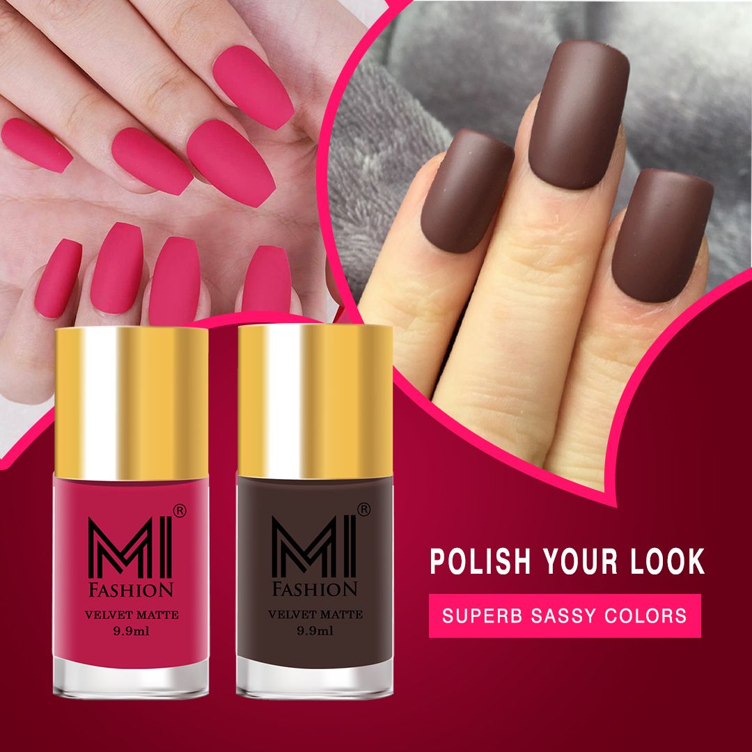 MI Fashion Matte Nail Polish Combo