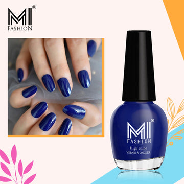 MI Fashion Nail Polish Kit for a Shiny and Stylish Manicure For Every Women (Royal Blue)