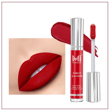 MI Fashion Lip Service Our Liquid Matte Lipstick Delivers on Quality and Performance  Pack of 3.5ML (Eagle Red)