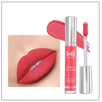 MI Fashion Lip Service Our Liquid Matte Lipstick Delivers on Quality and Performance  Pack of 3.5ML (Peach Bae)