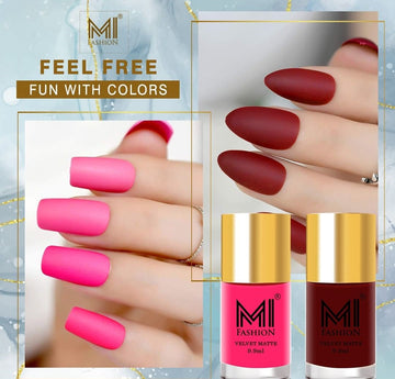 Matte Nail Polish - Two Bottles
