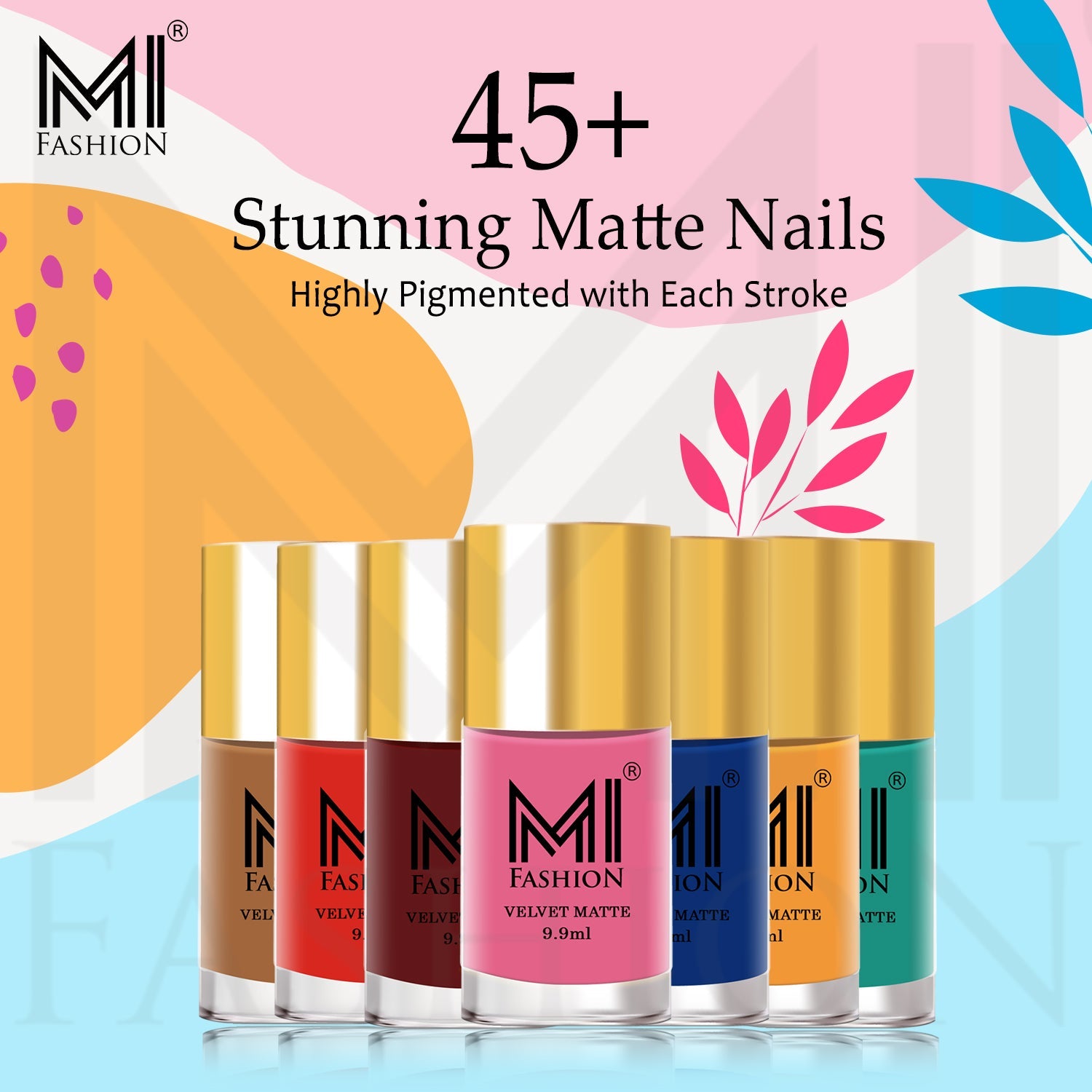 MI Fashion Matte Nail  Polish