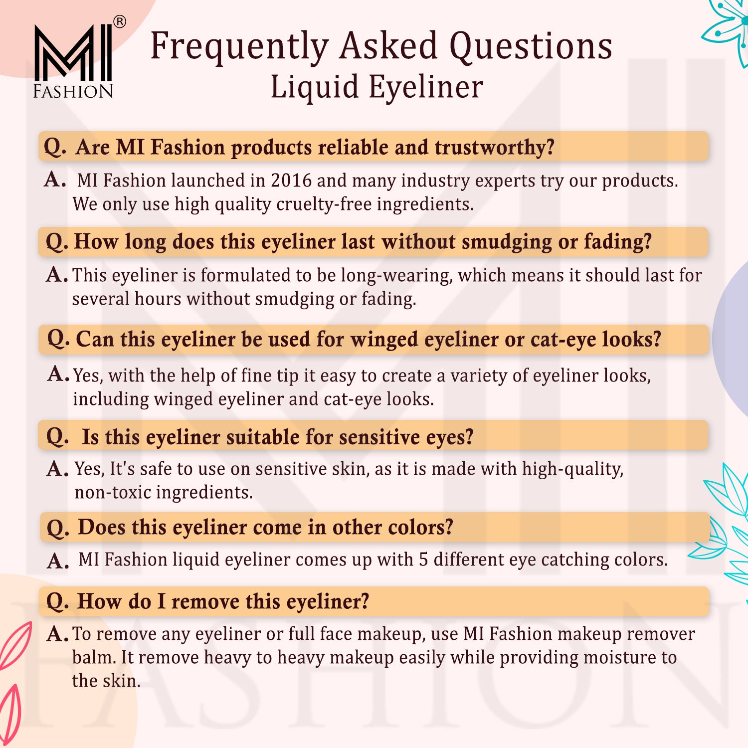 liquid eyeliner FAQ