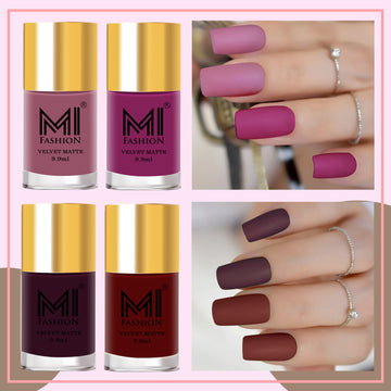 MI Fashion Matte Nail Polish Combo