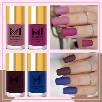 MI Fashion Matte Nail Polish combo