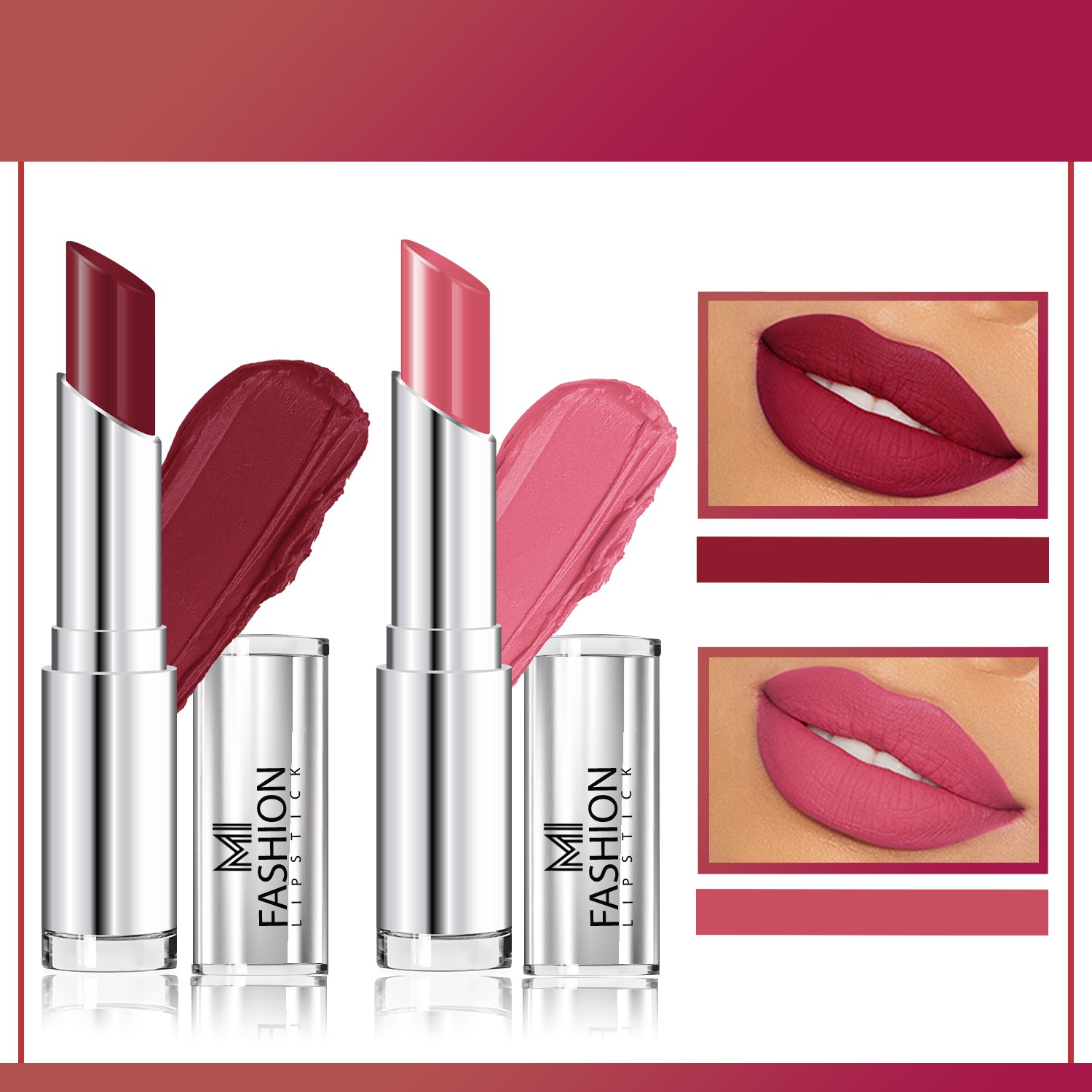 Metallic Pink Matte Lipstick
