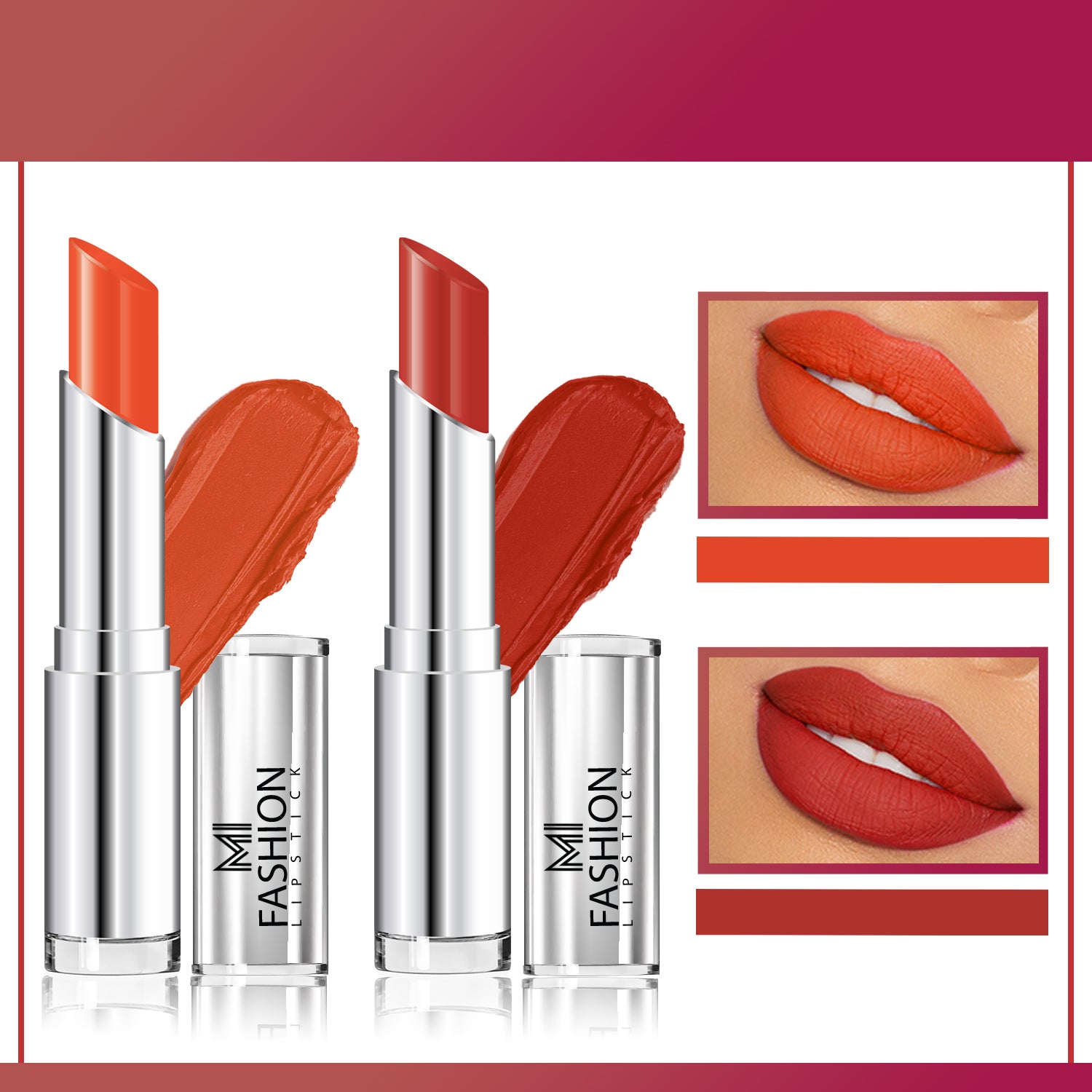Orange Twist Matte Lipstick