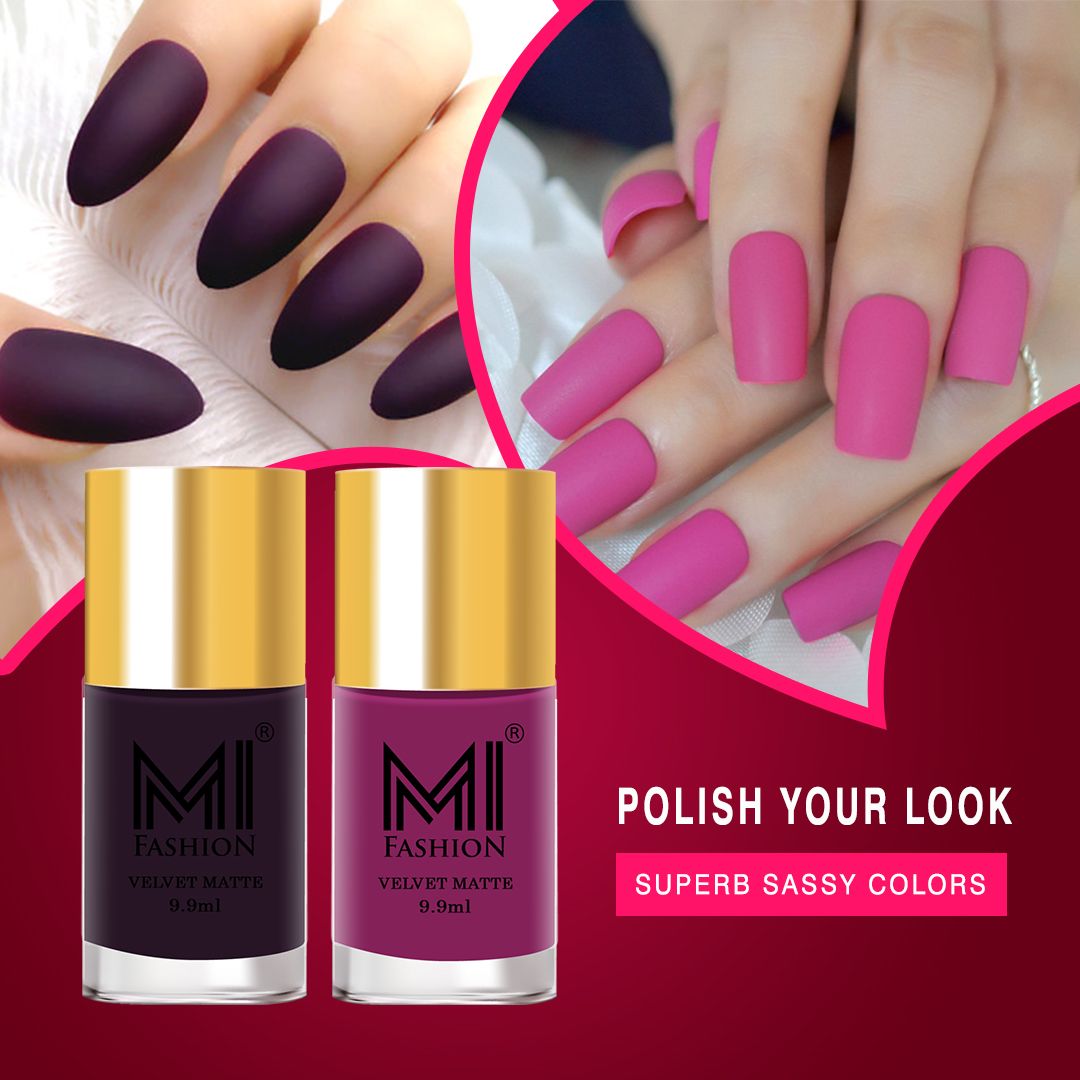 Plum Matte Nail Polish
