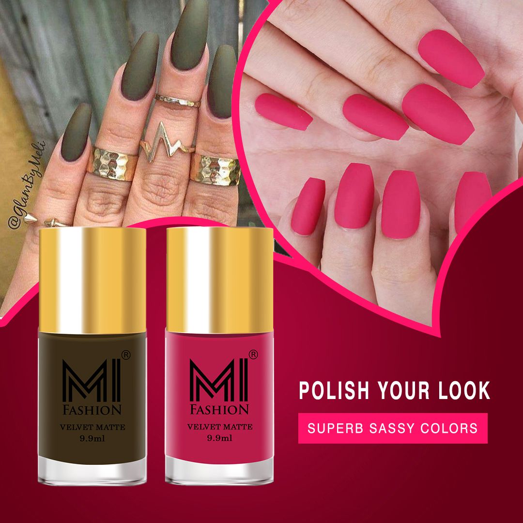 Pink Matte Nail Polish