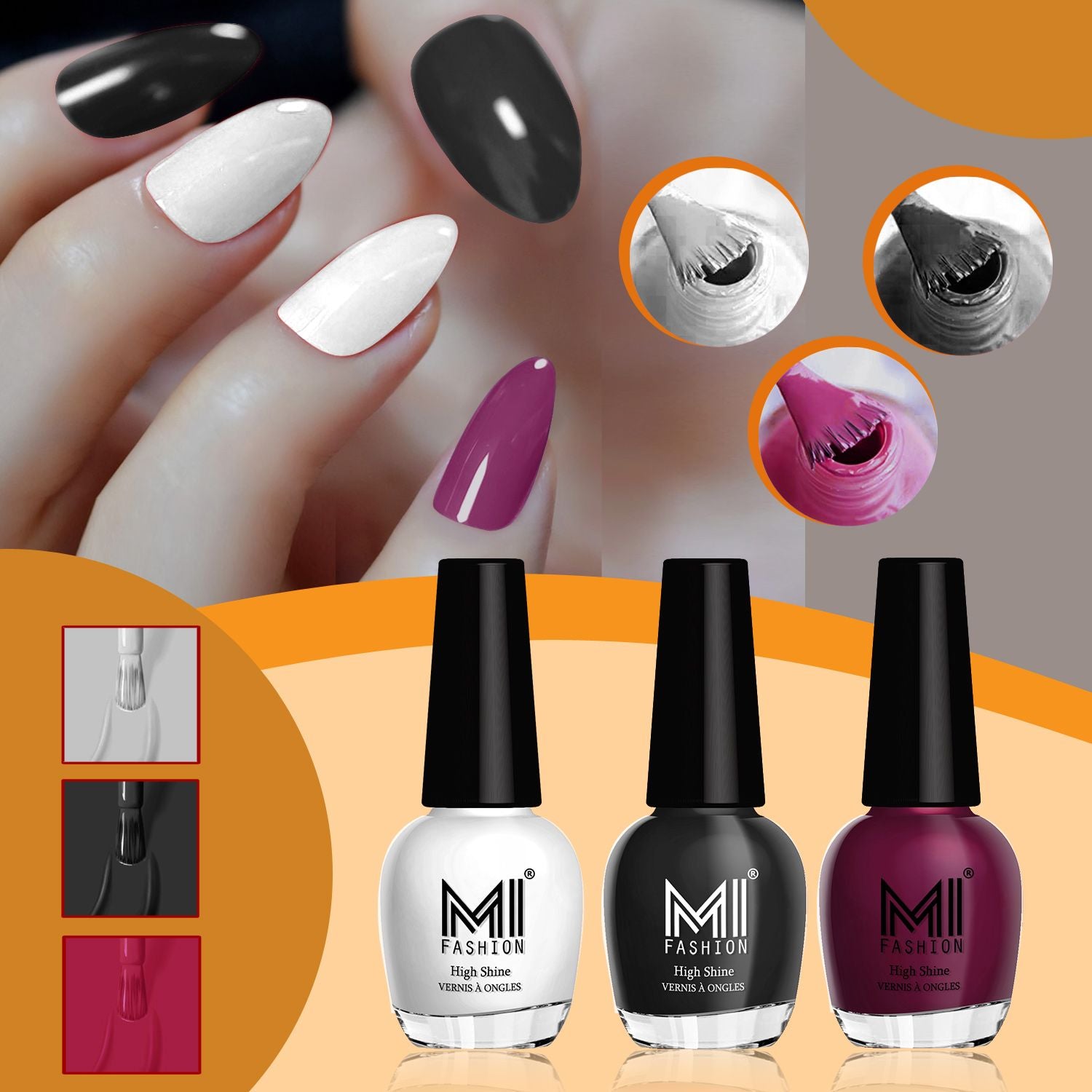 MI Fashion Shine Nail Polish Combo