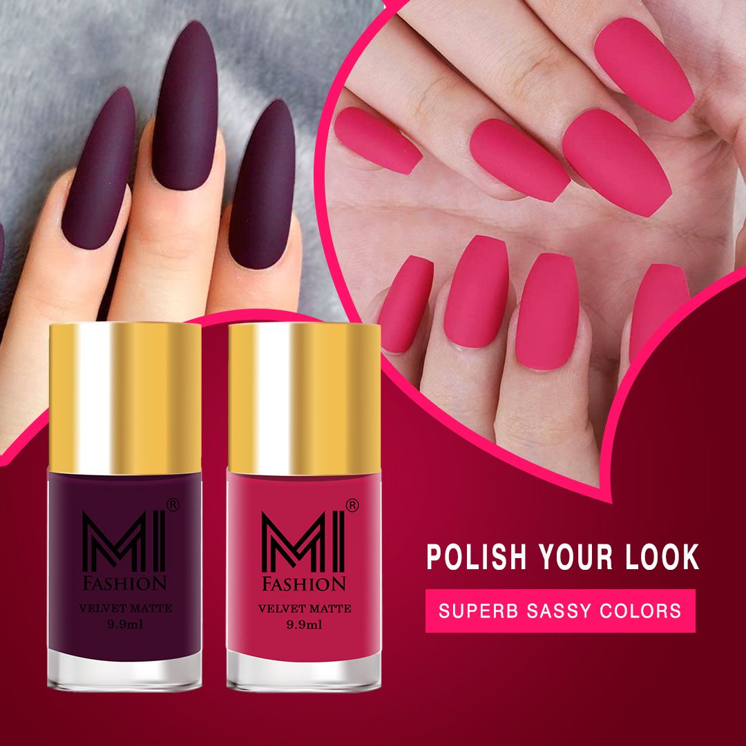 Pink Matte Nail Polish