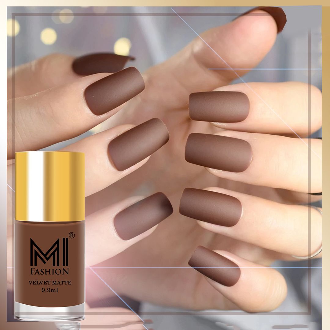 Nude matte nail polish