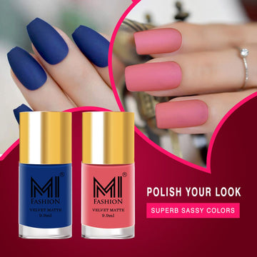 Navy Blue Matte Nail Polish