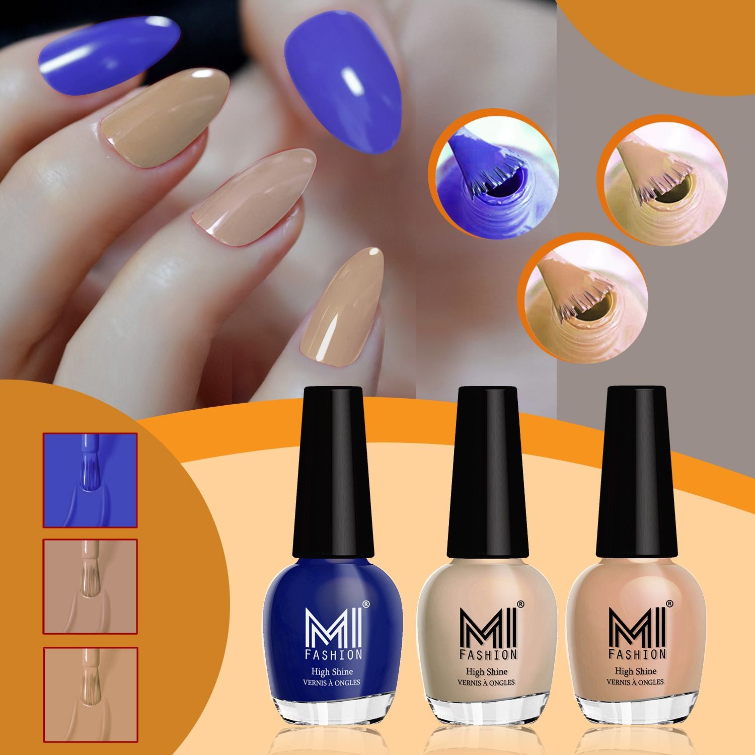 MI Fashion Shine Nail Polish Combo