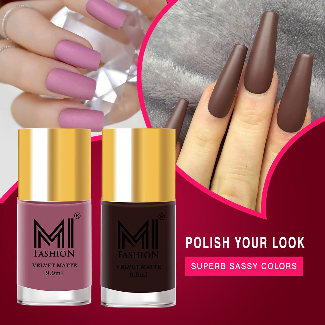 Dark Brown Matte Nail Polish