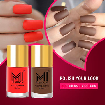Orange Matte Nail Polish