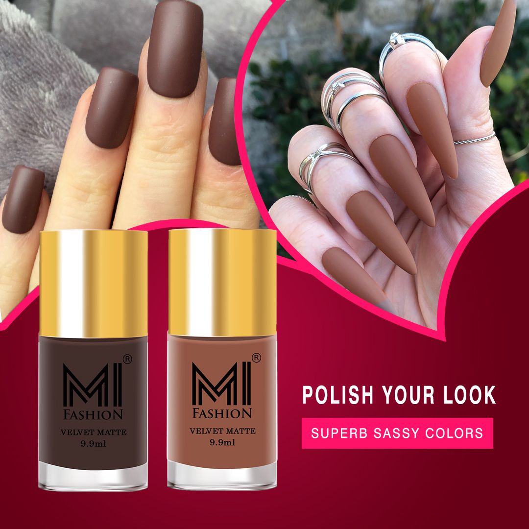 Flickr Velvet Matte Nail Polish Combo  Maroon,Nude,Brown,Green,Blue,Pink,Peach,Purple - Price in India, Buy Flickr  Velvet Matte Nail Polish Combo  Maroon,Nude,Brown,Green,Blue,Pink,Peach,Purple Online In India, Reviews,  Ratings & Features | Flipkart.com