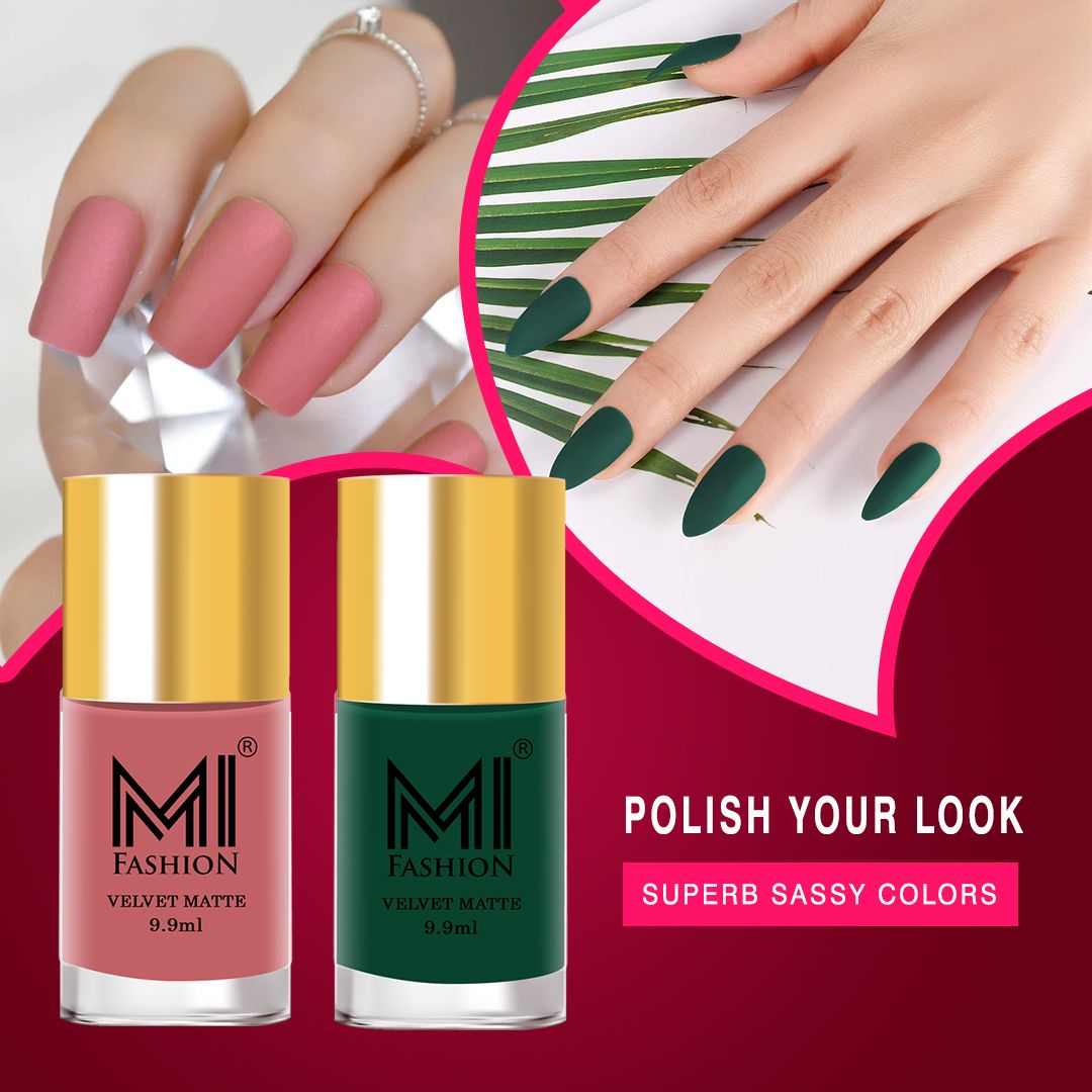 Green Matte Nail Polish