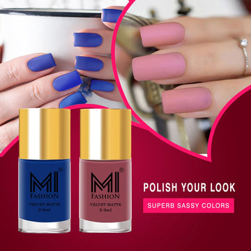 Navy Blue Matte Nail Polish