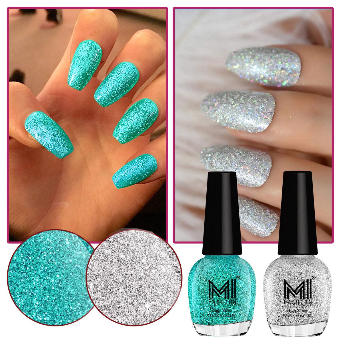 sky blue nail polish