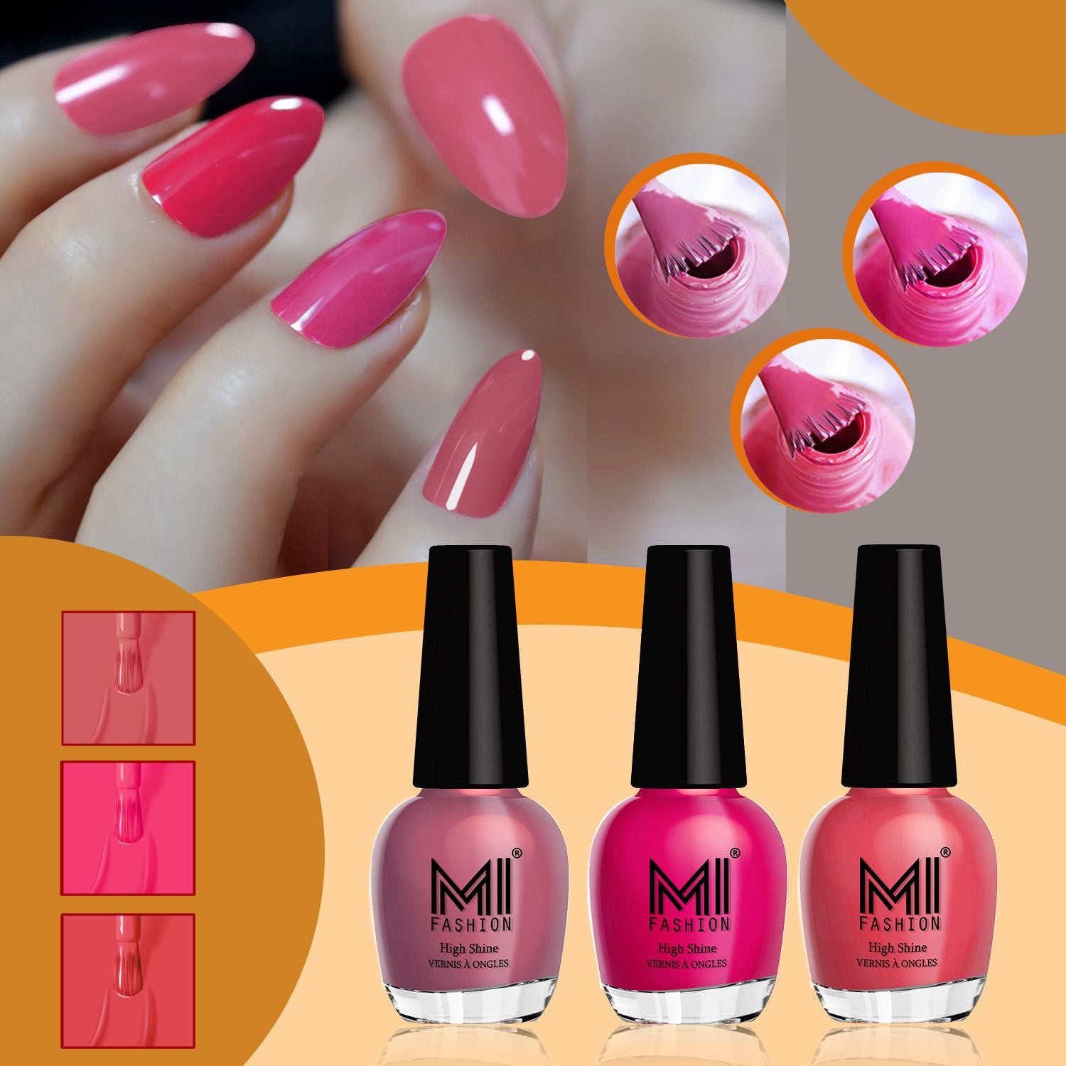 pink nail polish