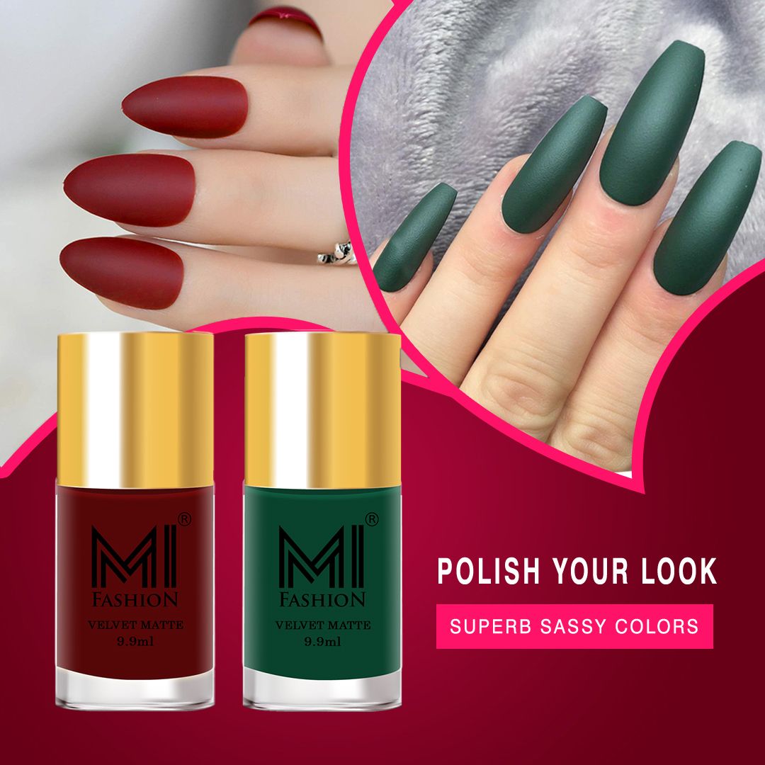 Green Matte Nail Polish