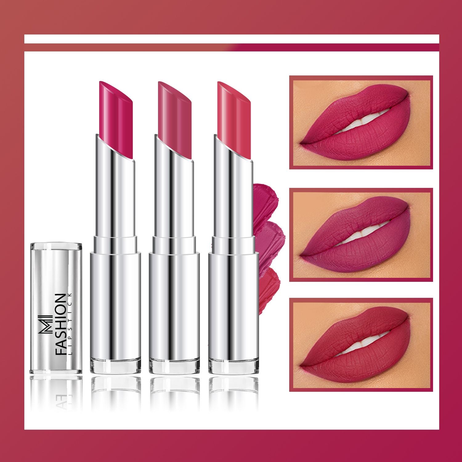 MI Fashion Creamy Matte Lipstick Combo