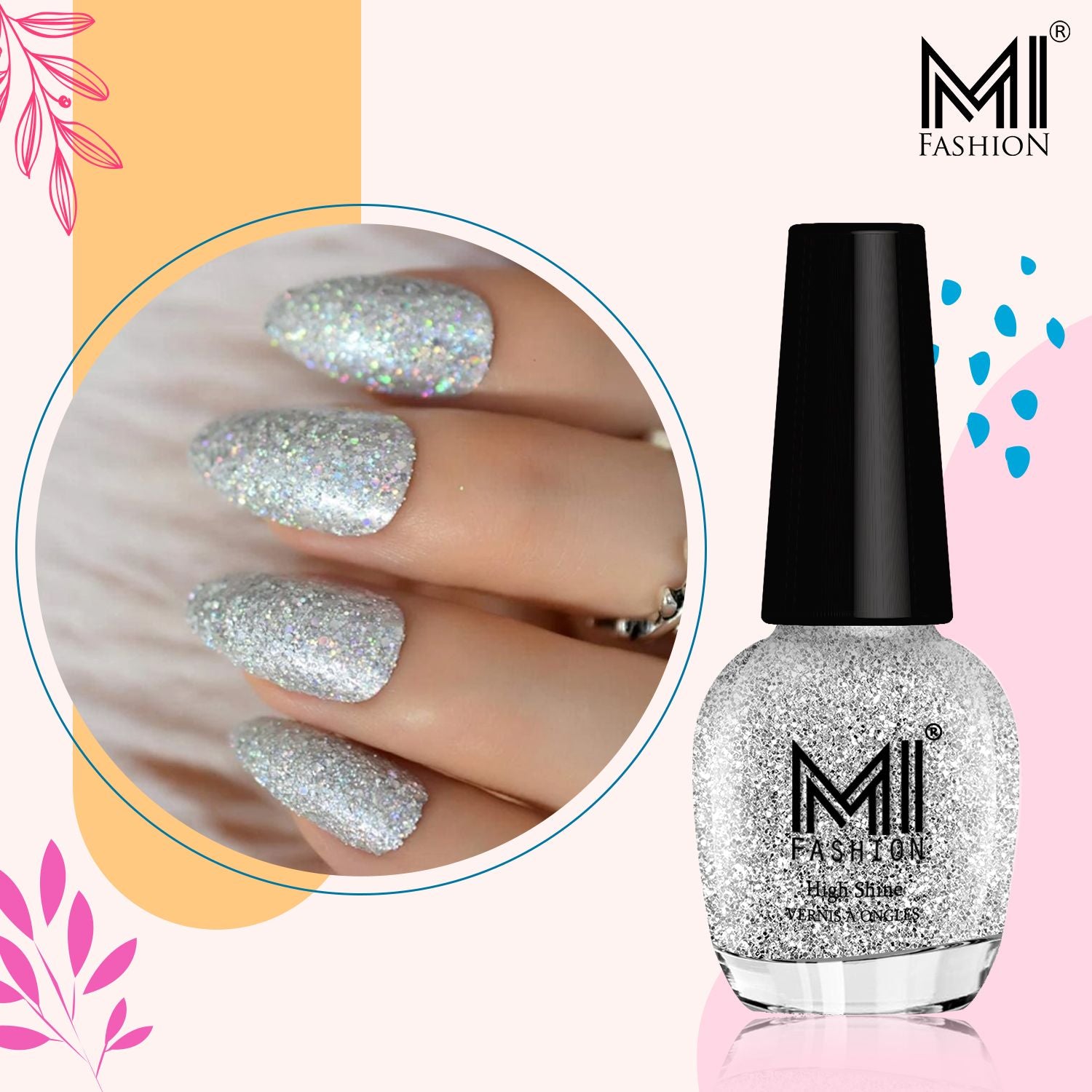 silver nail polish
