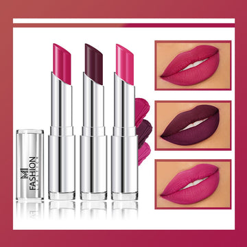 MI Fashion Creamy Matte Lipstick Combo