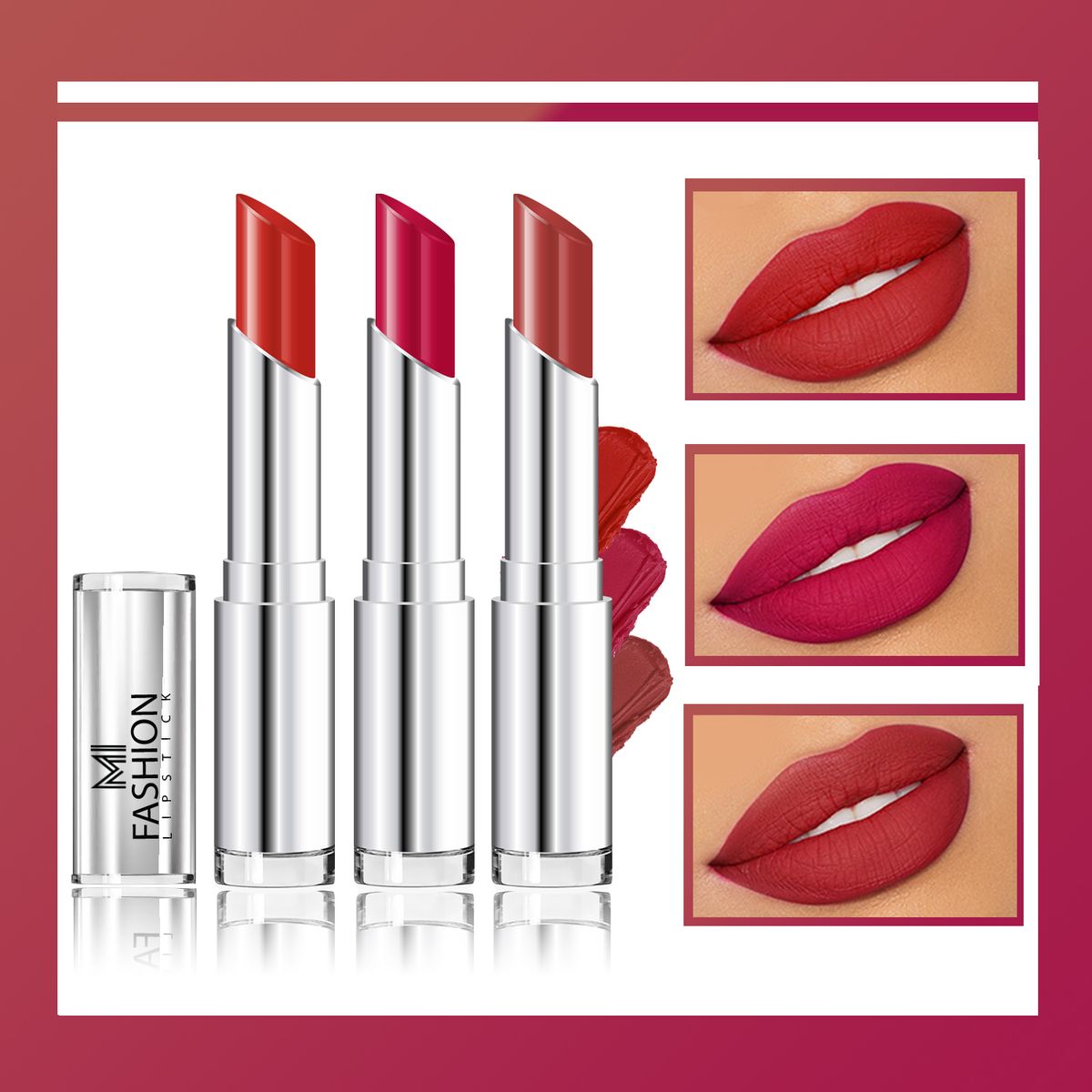 MI Fashion Creamy Matte Lipstick Combo