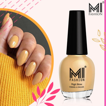 MI Fashion Nail Paint Set for a Glossy Finish That Lasts All Day Long (Flirty Nude)