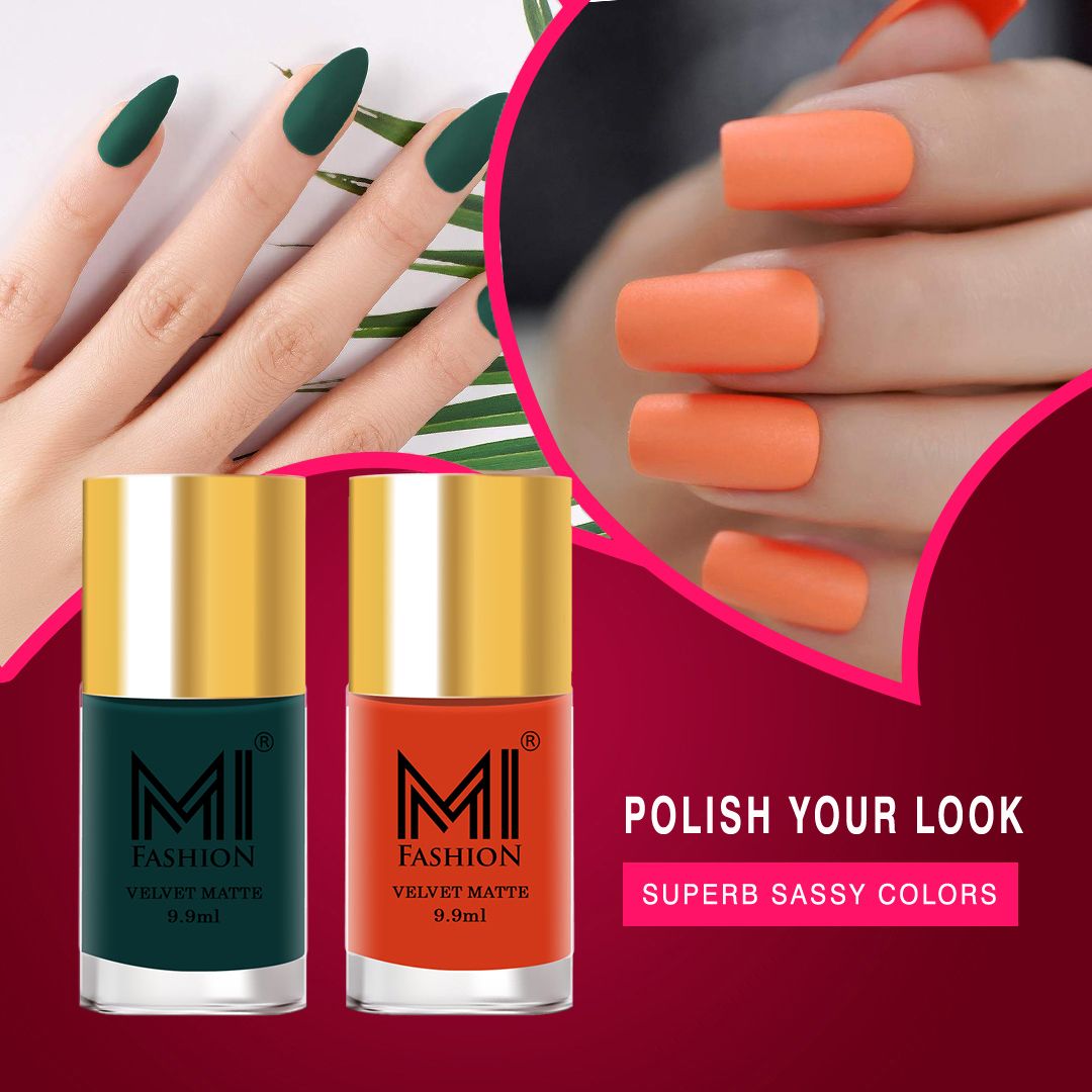 Orange Matte Nail Polish