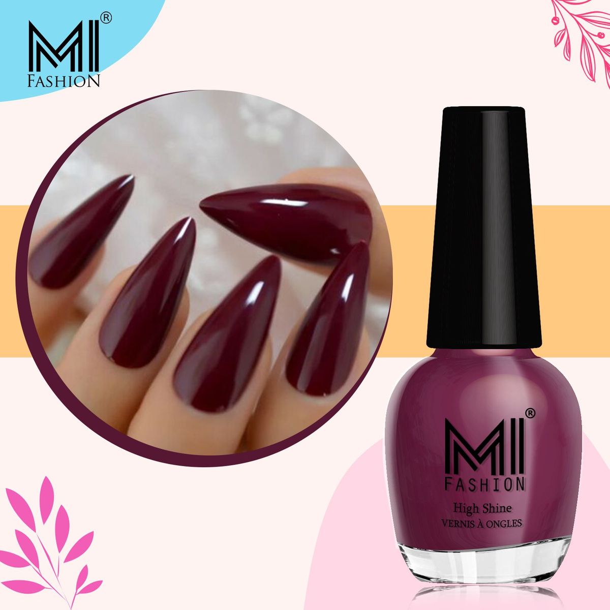 purple nail polish