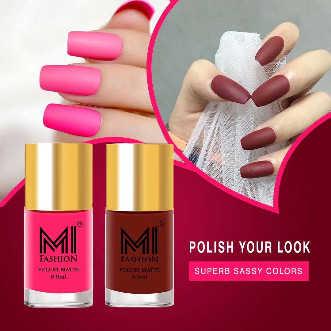 Pink Matte Nail Polish